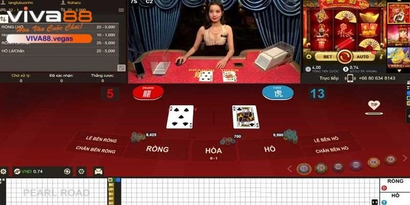 Các sảnh chơi rồng hổ cùng Dealer xinh đẹp